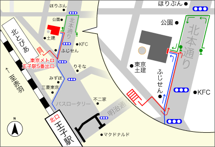 UTN HQ コンピテンスセンターへの経路