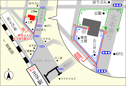 UTN HQ コンピテンスセンターへの経路