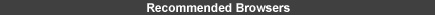 Recommended Browsers